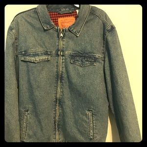 Levi Blue Jean Jacket Size Large